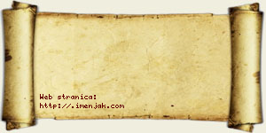 Ilija Crnjanski vizit kartica